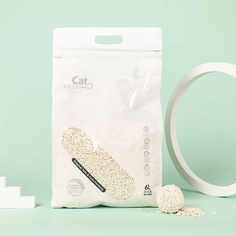 Hot Selling Quick Caking Tofu Cat Litter Ecofriendly Dustfree Cat
