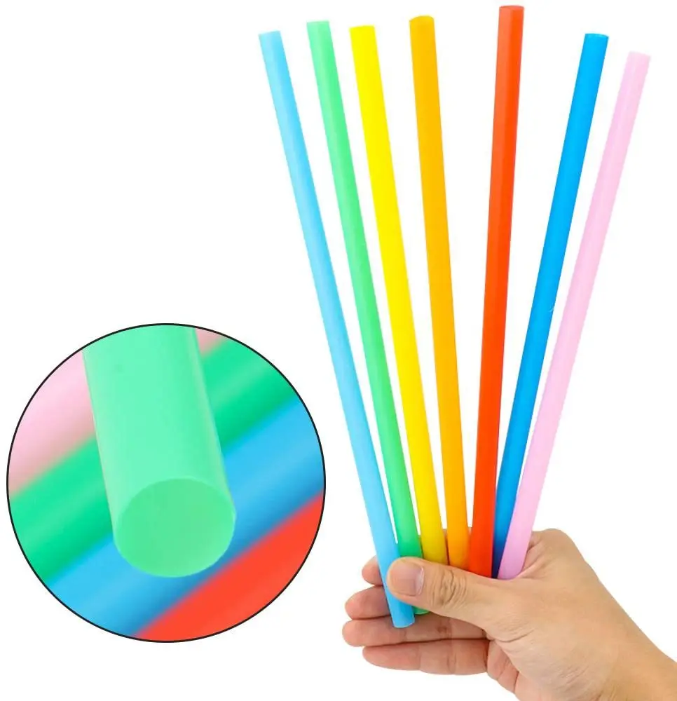 Custom logo eco friendly multicolor reusable straws collapsible silicone drinking straight straw