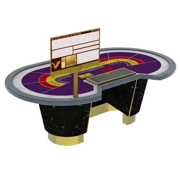 YH 96inch Professional Casino Software System Deluxe Oval Baccarat