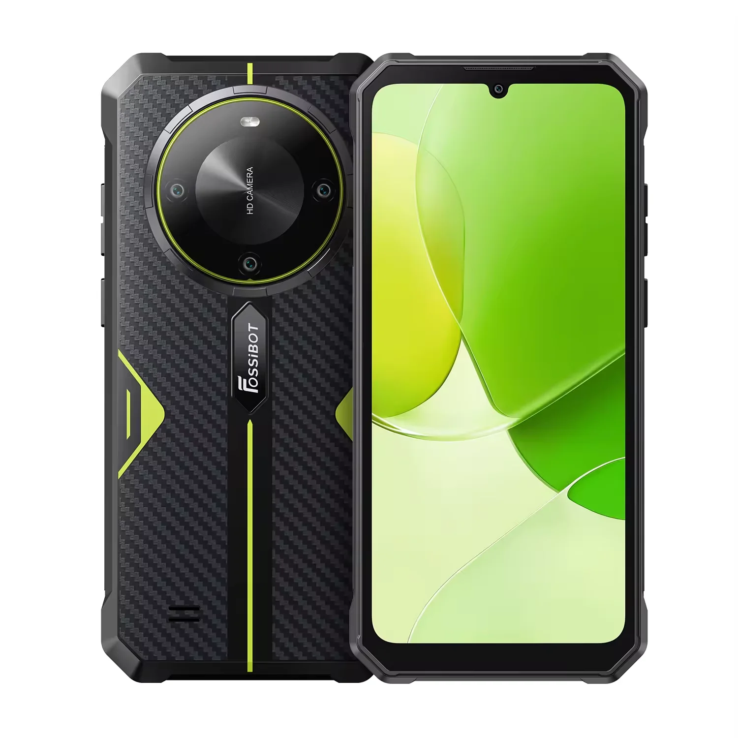 FOSSiBOT F105: Smartphone Rugged 12+64GB, tela 6.7”, Android 14