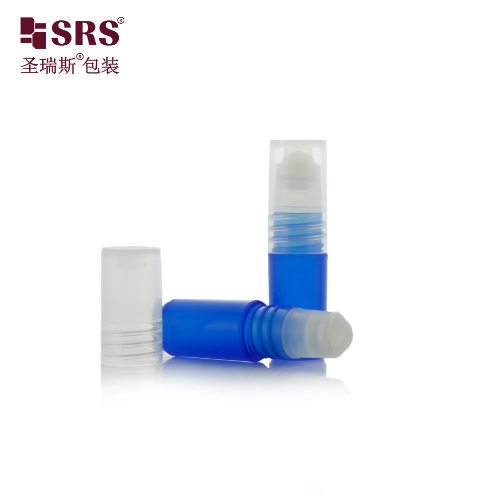 SRS Factory Customization Plastic Unique Design Plastic Roller Ball Container 3ml Bottle Roll On