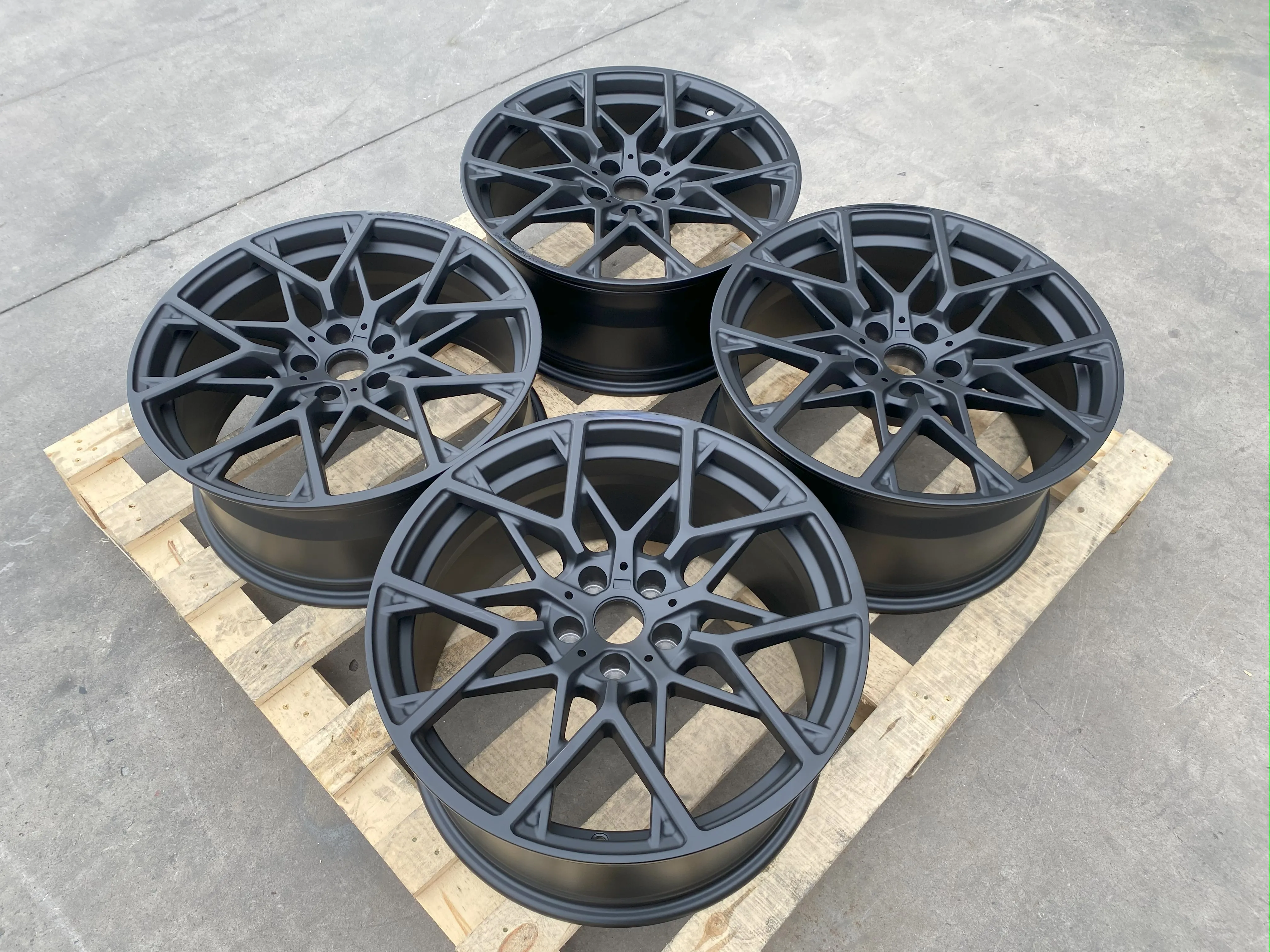 GVICHN matte black concave forged wheels 16 - 26 inch aluminum alloy rims 5x112 5x114.3 5x120 wheel hub