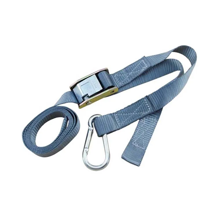 1/4" Sidewinder Blue Body Braided Polypropylene Ropes Tie Down Rope Ratchet with Zinc Plated Plastic Dipping Coated S Hook details