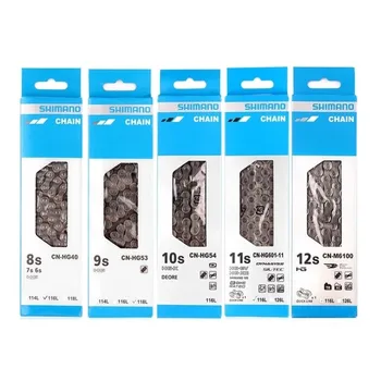 Shimano Bicycle Bike Chain HG40 HG53 HG54 HG95 HG701 HG901 Road Bike Chain 8 9 10 11 12 Speed MTB Chain 116 Links Bicycle Parts