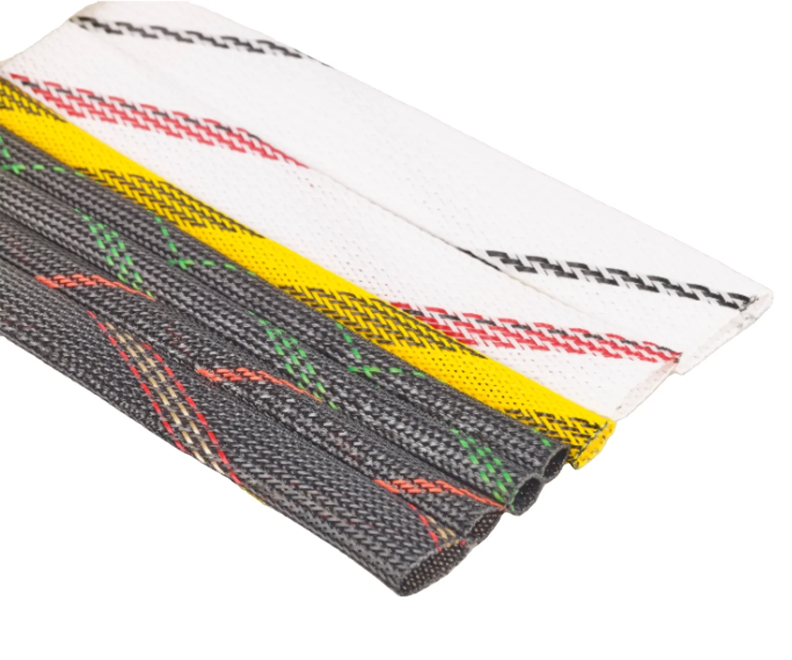 Colorful Insulating Flexible Cable Sleeves with Abrasion Resistance Wire Harness Protector for Braiding Cable Bundle Management