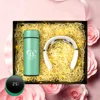 สีเขียว-ขวดน้ำ + เครื่องนวด