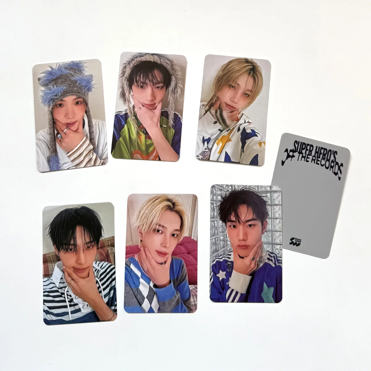 6Pcs/Set KPOP P1Harmony SW K4 Ver Selfie Photocard KEEOHO JONGSEOB