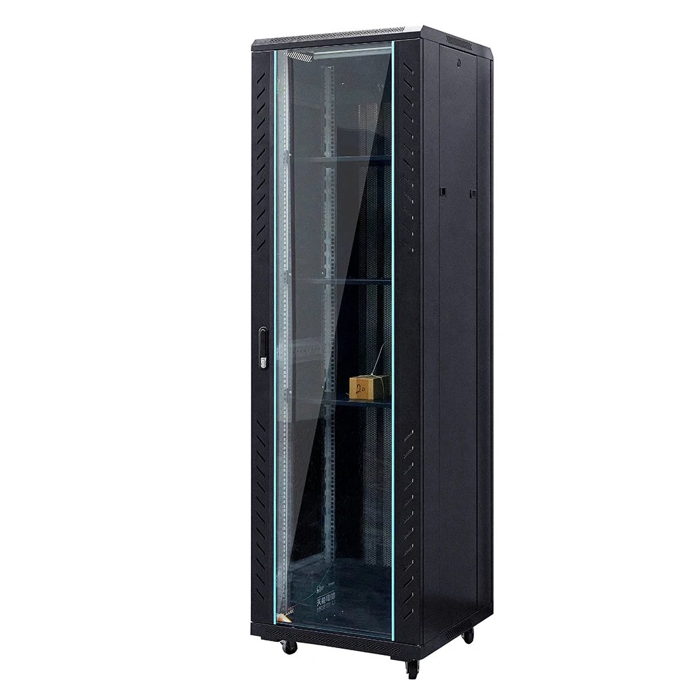 42U Server Racks with Perforated Doors 19 Inch Standard Network Cabinet Stock Product with Capacities