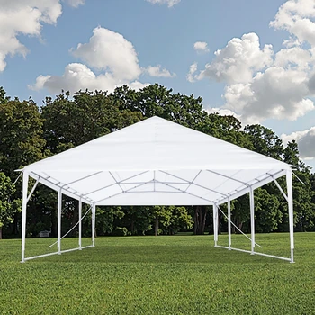 20x20ft 6x6m Luxury Modern Heavy Duty Metal Frame Tent Waterproof Garden Gazebo for Outdoor Events Garages Canopies Carports