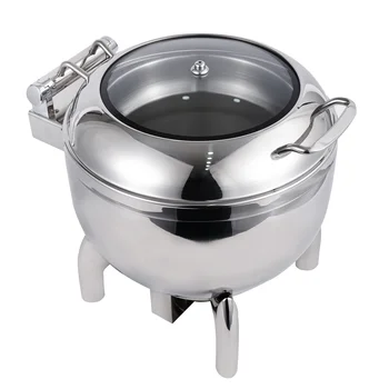 DaoSheng Restaurant Stainless Steel Electric Heating Alcohol Heating Food Warmers Buffet Chafing Dish