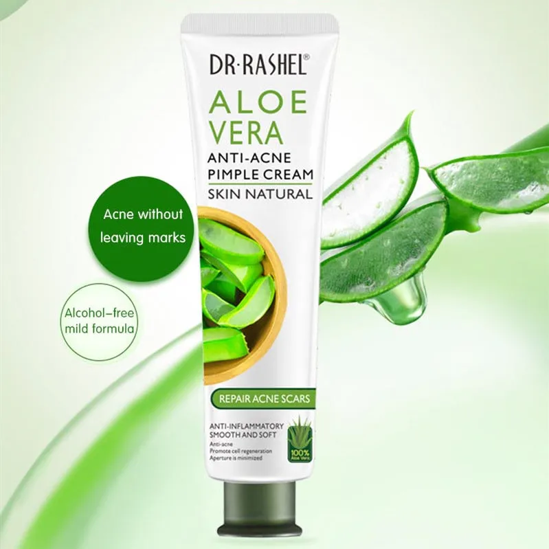 DR.RASHEL aloe vera pimple cream skin natural anti-inflammatory smooth and soft face cream