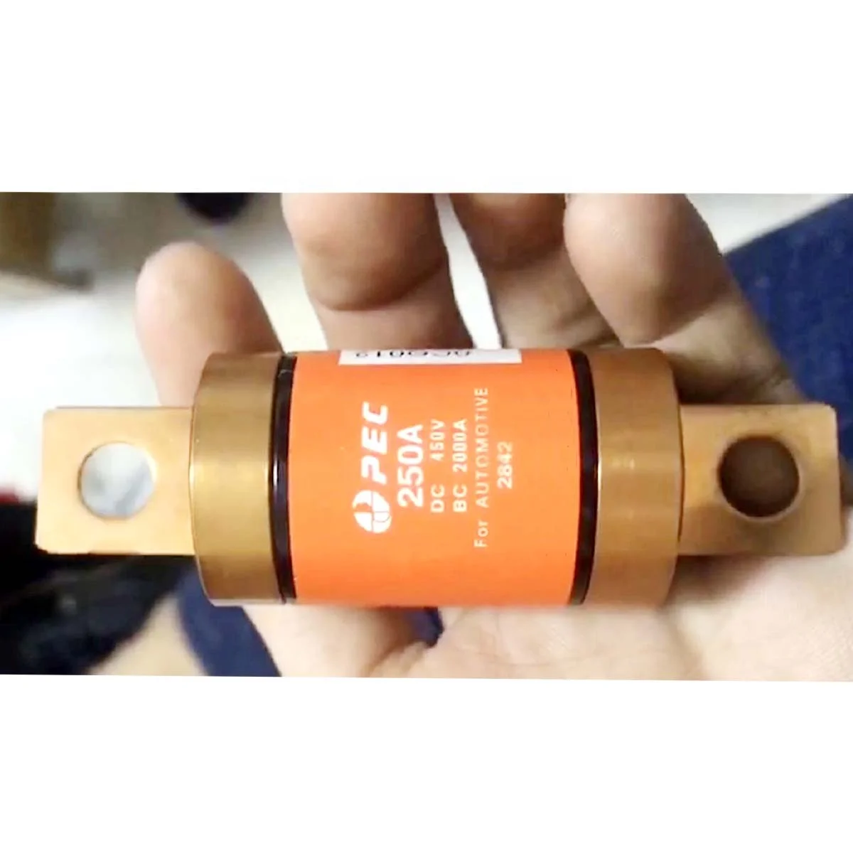 PEC Automotive Fuse - 125 Amp, 450 Volt, BC 2000A (OEM 90982-111045) - Used, Tested