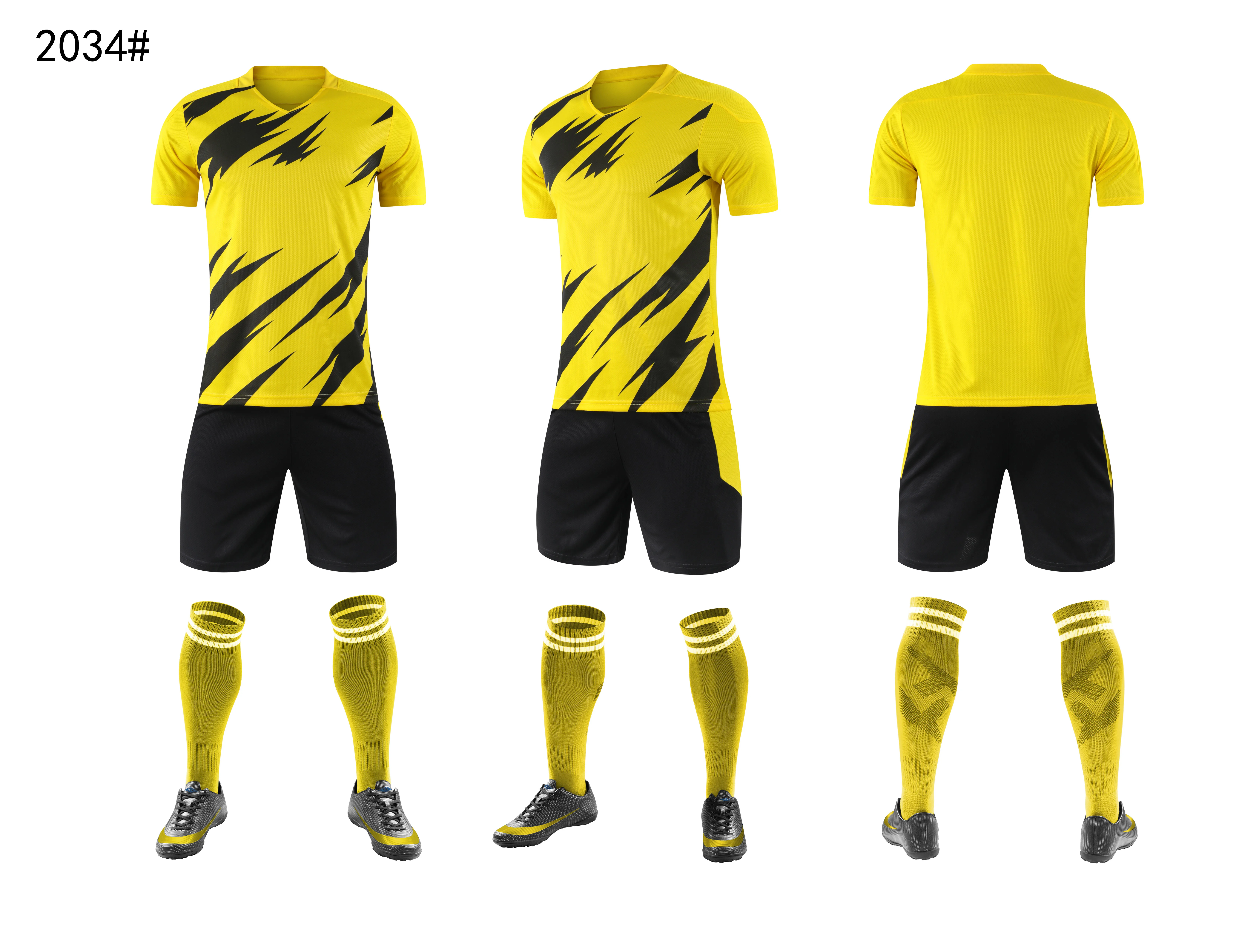 Source Black Yellow Combination Custom OEM Sublimation Soccer Uniform  Custom Label, Cheap Soccer Jersey Set for Team Wear Private Label on  m.