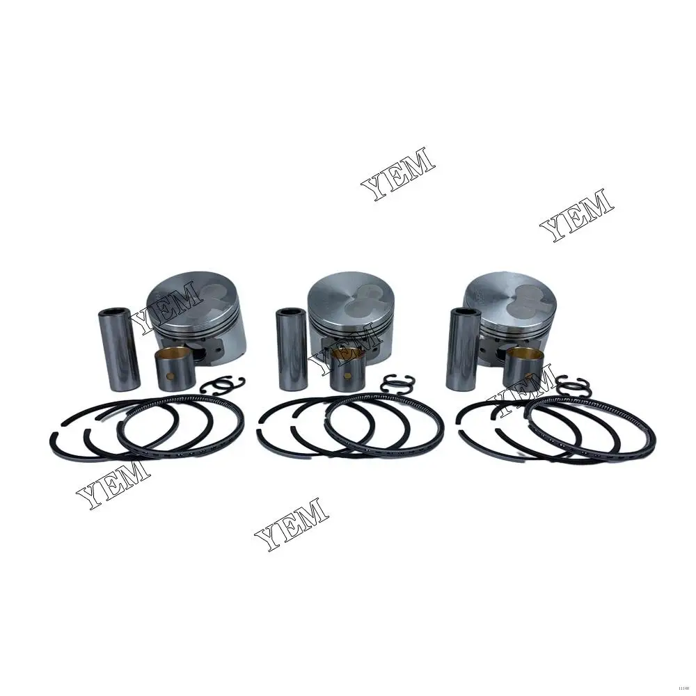Original Quality 3TNV66 Engine Pistons With Piston Rings for Yanmar