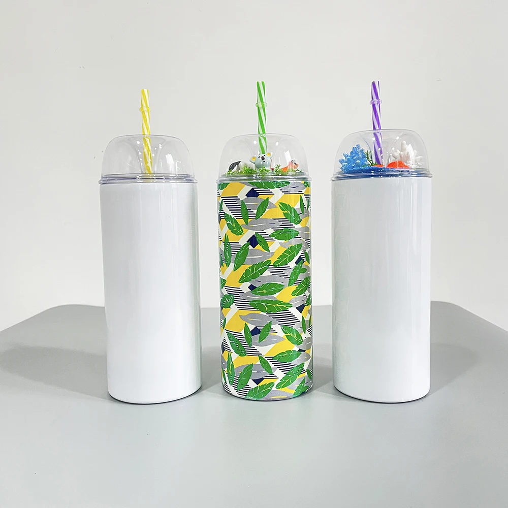 25pack USA Warehouse 20oz Insulated Tumbler with Dome Dual Lid