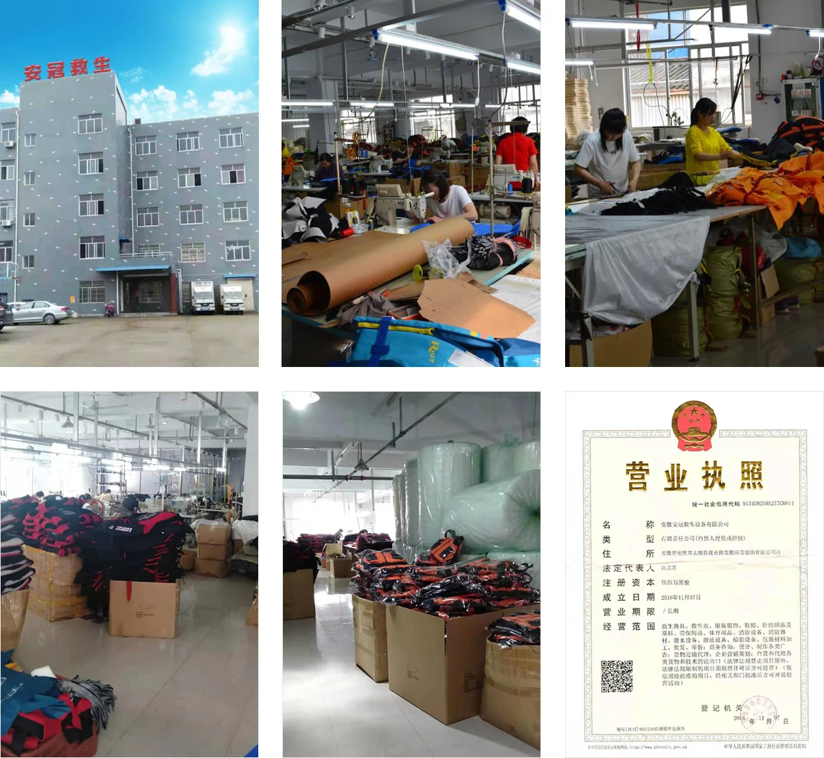 Anhui Anguan Lifesaving Equipment Co., Ltd. 1