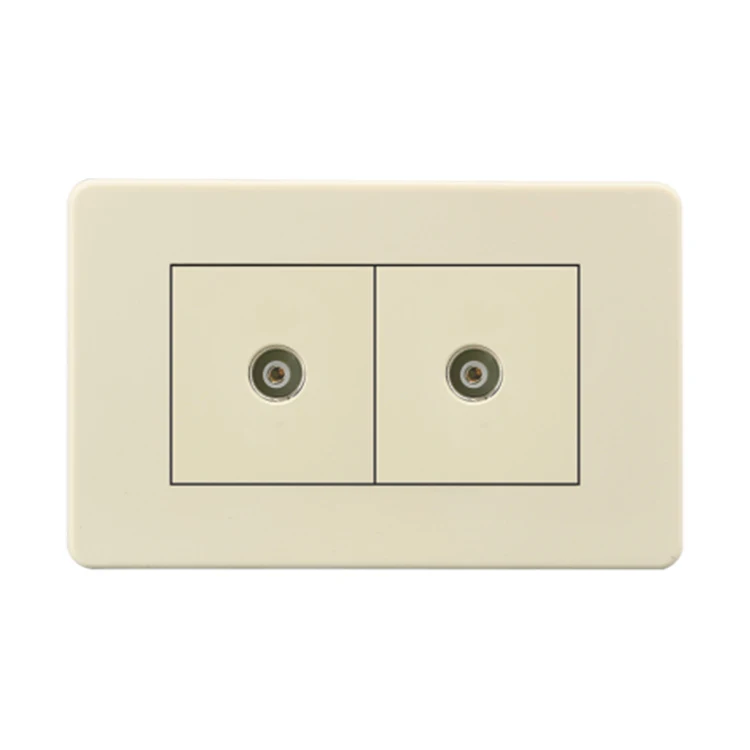 VNX OEM ODM Factory Direct US Standard Television Power Outlet Electrical TwoTV Wall Socket