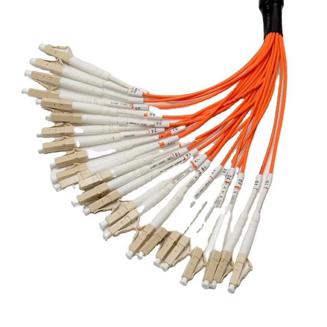Jue Hong Branch Harness Pigtail  24-core Fiber Optic Patch Cord Multi-mode Om2 5M LC/upc-lc/Upc Connector 2.0mm 6c Branch Cable