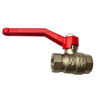 Factory Cheap Zinc Ball Valve BSP/NPT/G 1/2" DN15 PN25 Valve for Water Use Female Threaded Iron Ball and Iron Handle