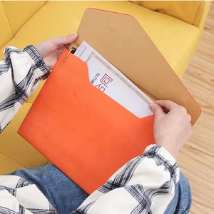 Factory Supply High Quality Custom Document Bag 2026 A4 Pu Leather Magnetic Business Portfolio