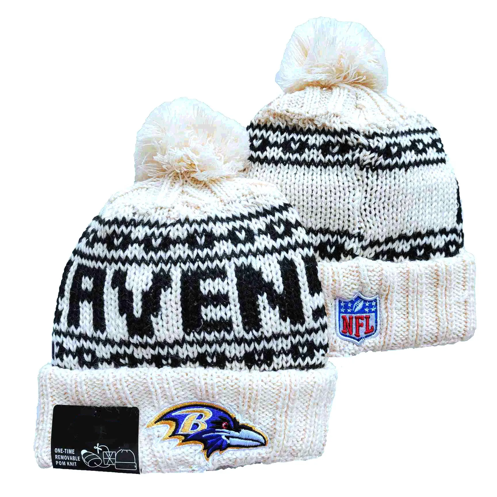 Winter Wearing Warm Beanies Club Team All Teams Football Sports Hat Beanies Ravens Hats Buy