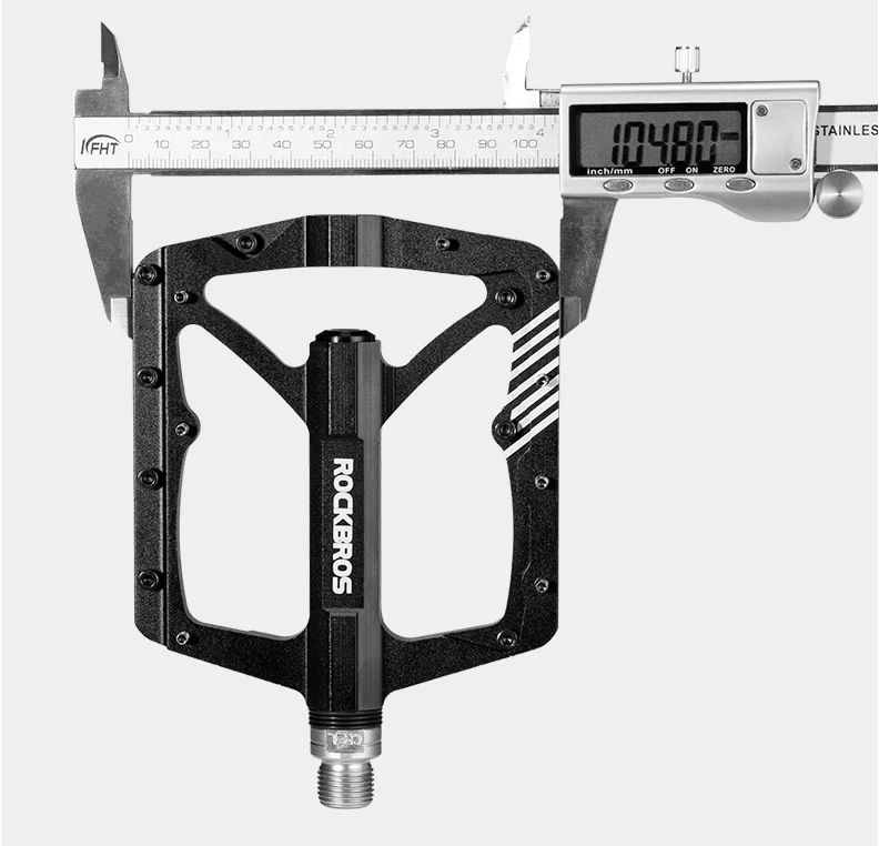 ROCKBROS Mountainbike-Pedale Fahrrad-Aluminiumlegierung Fupedale  Kugellager Rutschfeste Fusttze Fahrradpedale MTB