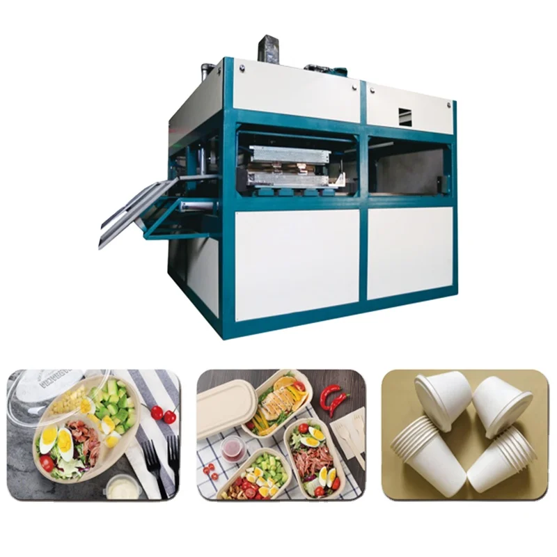 Bamboo Paper Pulp Making Machine Disposable Tableware Production Line Sugarcane Bagasse Plate Making Machine