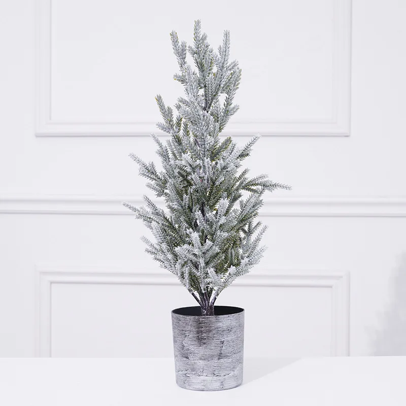 Luxury Mini 25*25*52cm PE Christmas Table Top Tree Factory Direct Wholesome Decorative Element for Christmas