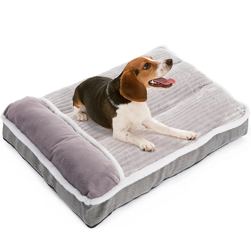 Dog bed manufacture pet supplies chew proof hundebett cozy xl size foldable luxurious portable cat pet bed dog crate mats & pads