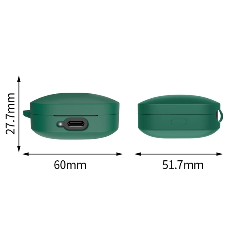 For Xiaomi Redmi Buds Active Edition Silicone Earphone Protective Case  with Hook Easy Carrying