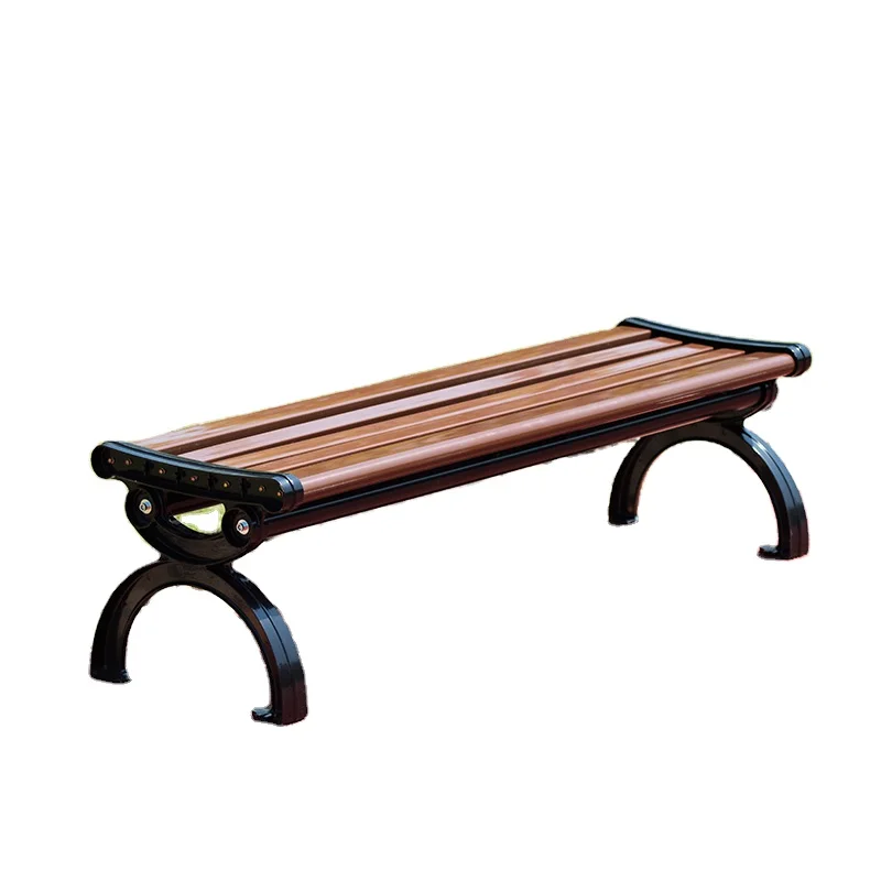 Non rusting Wide armrest Plastic wood Outdoor garden benches