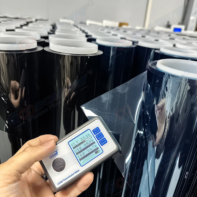 Self-Adhesive High HD Anti-Scratch Car Window Tint Film with 85% VLT and 2mil PET Material