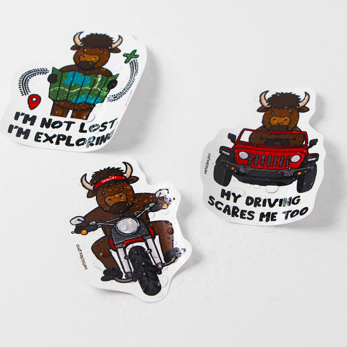 Adhesive Label Brand Logo Design UV Resistant Die Cut Sticker Printing Waterproof PVC Vinyl Custom Packaging Stickers