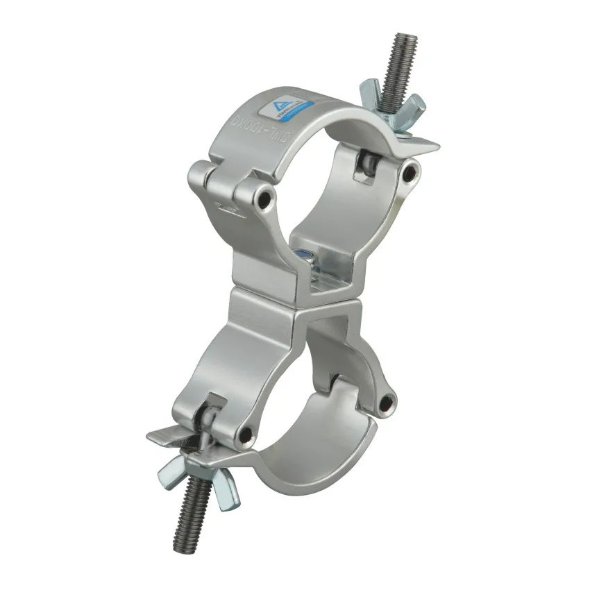 Aluminum Alloy Truss Clamp 48-51mm Tube Light Duty Clamps Pipe Clamp for Stage Truss Equipment TUV