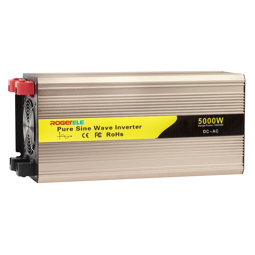5000W DC to AC Pure Sine Wave Solar Inverter   remote  Control