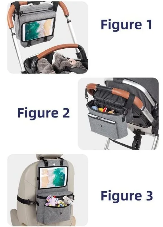 Universal Baby Stroller Organizer Kids Car Travel Organizer Portable