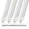 Perles LED à une rangée (couvercle transparent)
