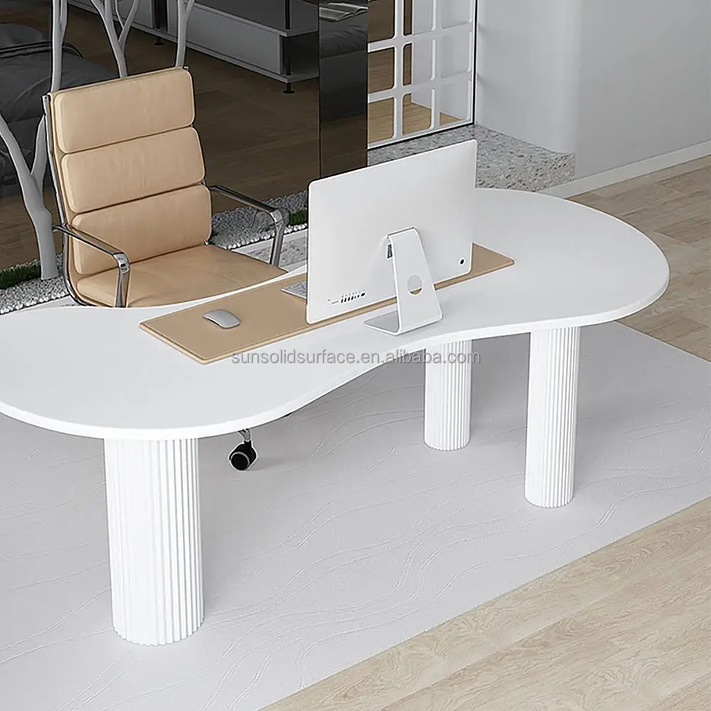 Wholesale Modern Simple Style Dining Room Set Dining Table Light Luxury  Household Dining Tables Office boss Ceo Home Desj
