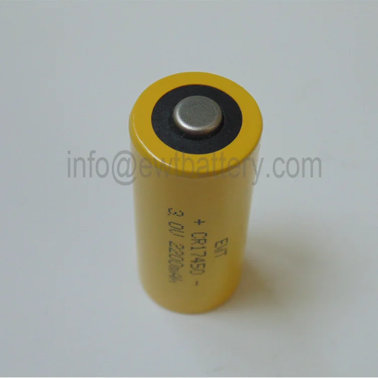 Cr17450 3vリチウム電池2200 2600mah Non-充電式High Capacity Primary baterry Long貯蔵寿命|  Alibaba.com