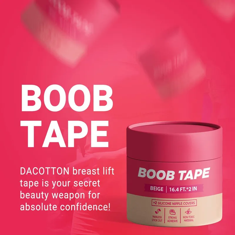 Boob Tape With Nipple Cover Selfadhesive Breast Lift Tape Ae Cup