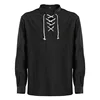 Camicia Vintage a maniche lunghe nera