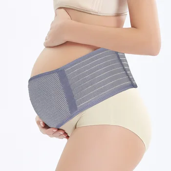 Comfortable breathable abdominal care Customized Logo Women Belly Band Back Support Abdominal Bandage Maternity Pregnant Belt