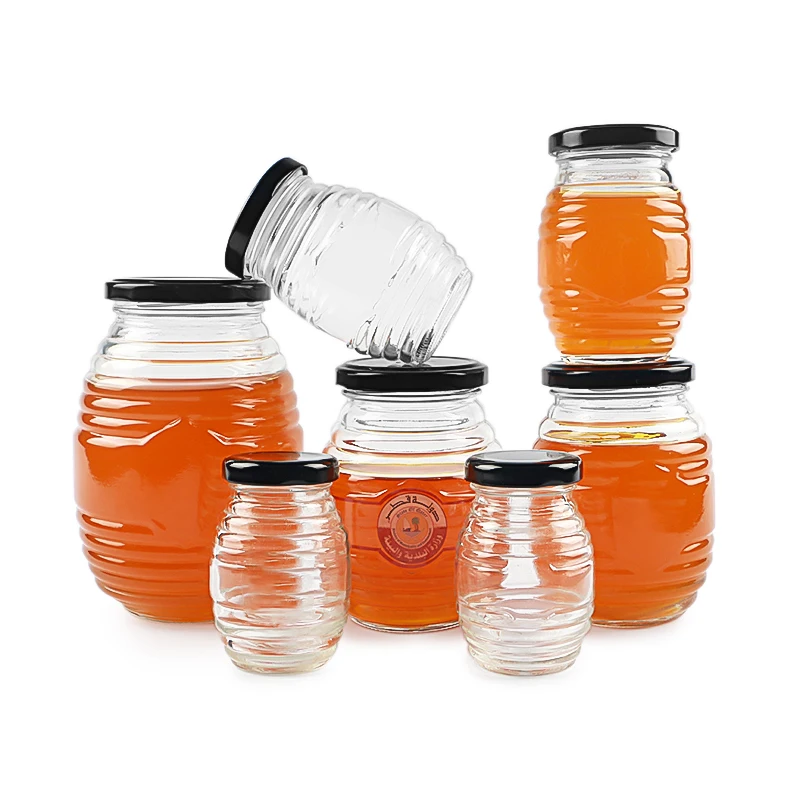 100ml 180ml 350ml 730ml Unique Wonderful Honey Bee Jars Bee Honey Packaging for Sale