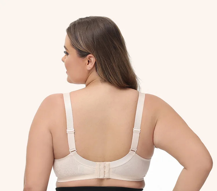 Bras For Fat Women Full Cup Ultra thin High Quality Printed Plus Size
