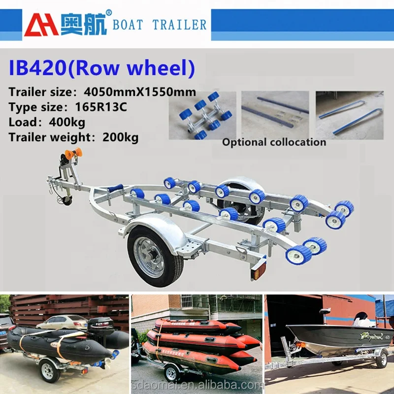 Easy Load Boat Trailer Aluminum Factory Directly Supply Stainless Boat