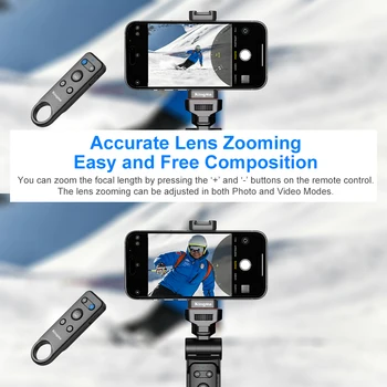 KingMa Detachable  Wireless Vlogging Tripod Grip for iphone 11 12 13 14 15 detail image