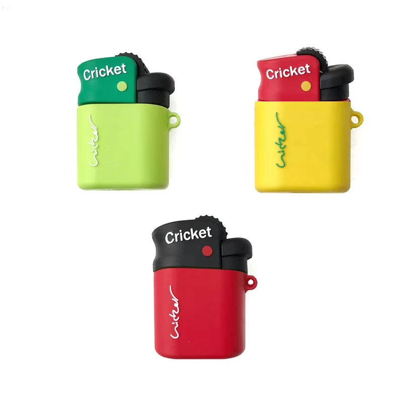 airpod cigarette case 3D Cigarette Lighter for Airpod Cover Soft Silicone Earphones Cases for  Apple Airpods 2 1