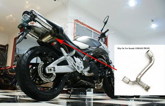 GSR 400 600 Slip-On Motorcycle Mid Middle Link Pipe Exhaust Racing Muffler  Escape Moto For Suzuki GSR400 GSR600 BK400 BK600 Bike| Alibaba.com