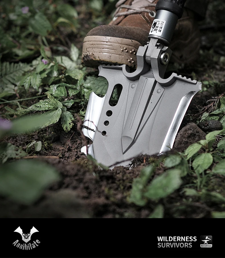 Zune Lotoo 29 In 1 Tactical Shovel With Axe Knife Unbreakable