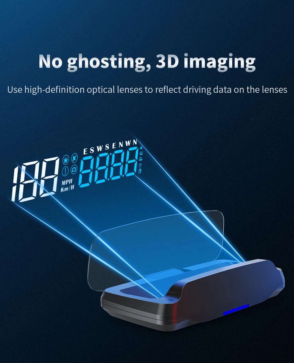 Multiple Interface Obd Gps Speedometer Smart Gauge Car Gps Hud C7 Head ...